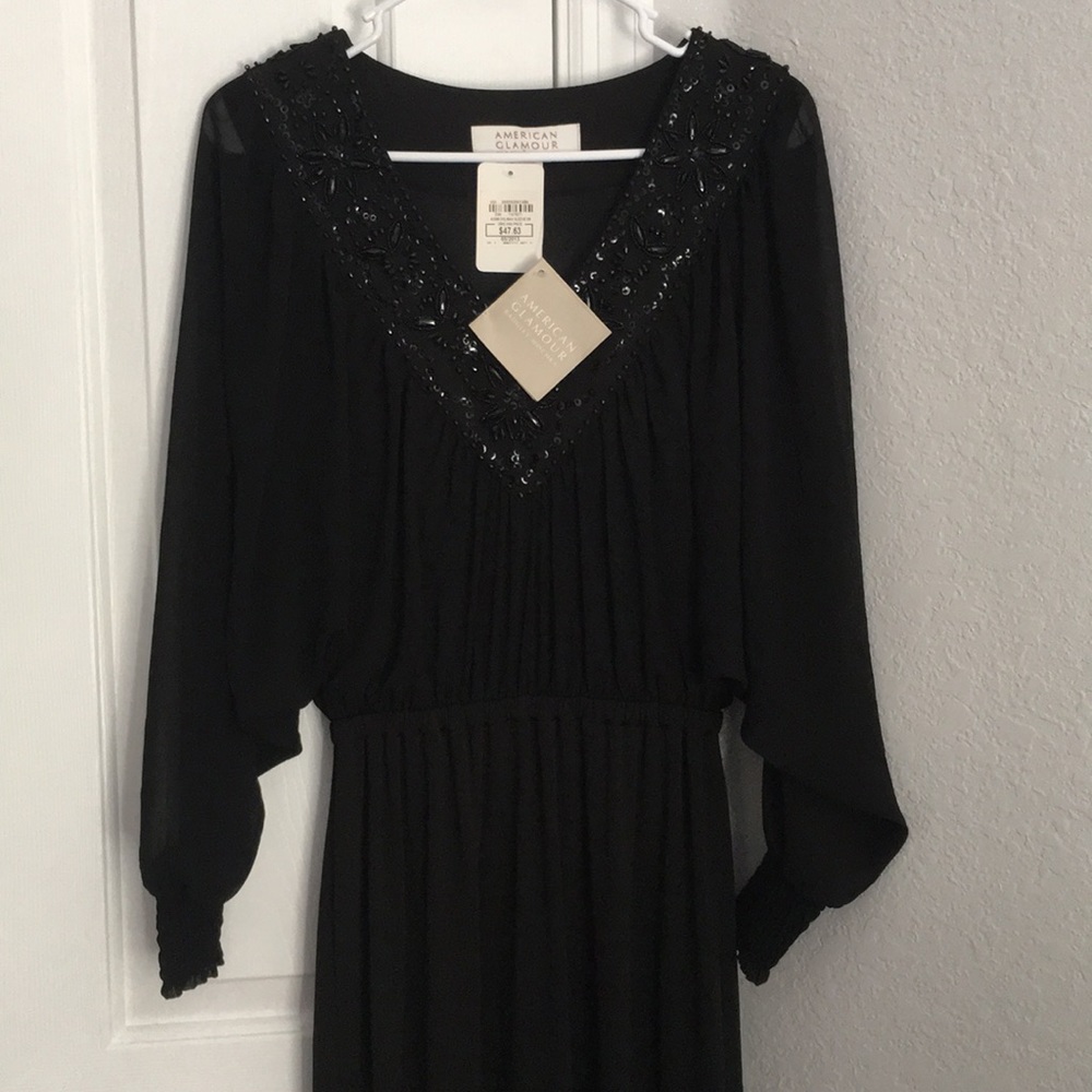 NEW Badgley Mischka Black Dress